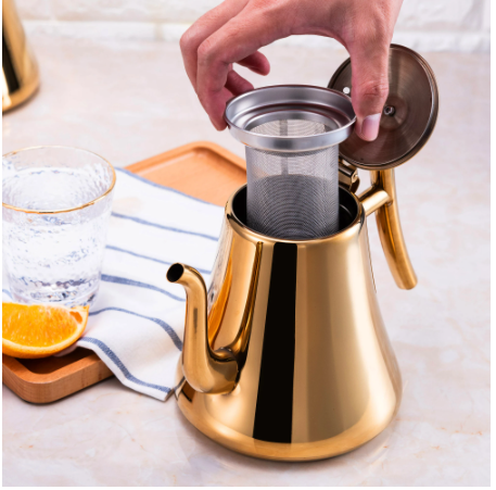 Vintage Teapot Tea Kettle with Removable Infuser Filter 1L/2L – TheWokeNest