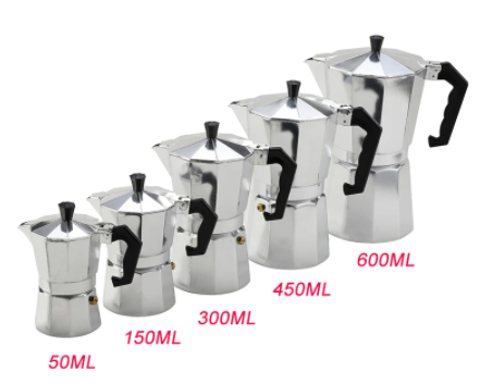Coffee Maker Aluminum Mocha Espresso Percolator Pot Coffee Maker Moka Pot  Espresso Shot Maker Espresso Machine