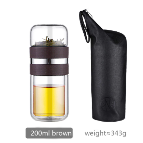 LVZHU Termos Bottle with Stainless Steel Tea Infuser Hot Water