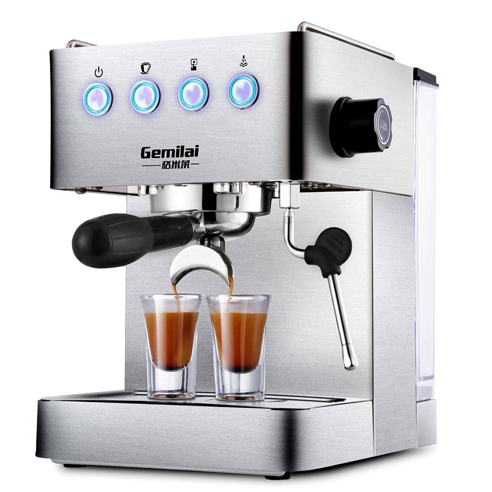 Coffee Espresso Maker Machine High Pressure Milk Steamer
