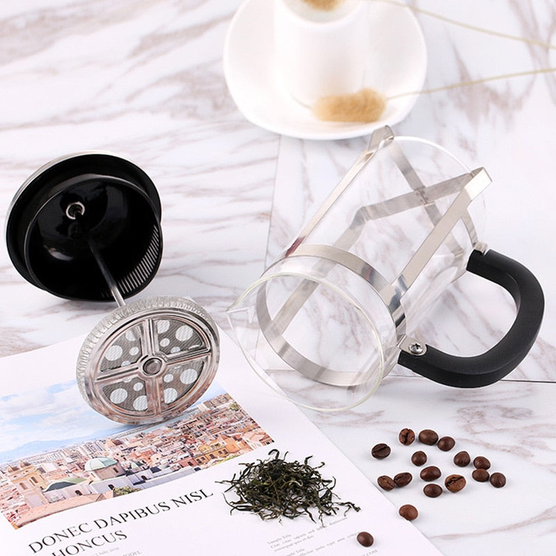 Multifunctional Classic Glass French Press
