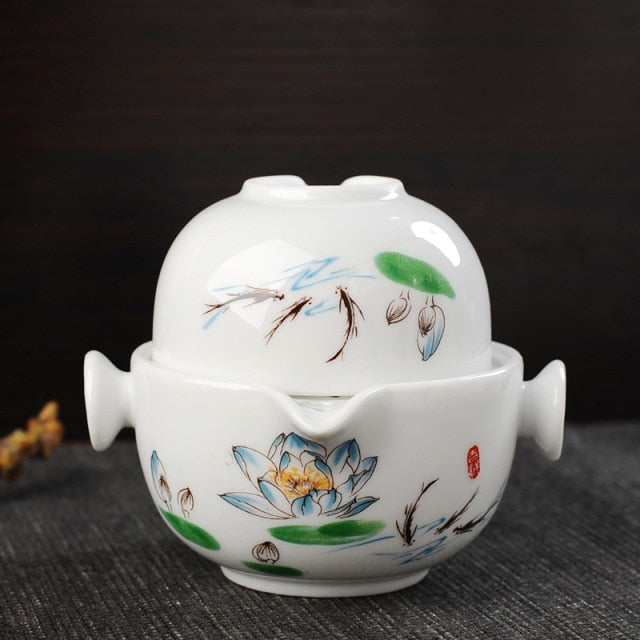 Ceramics High Quality Elegant Beautiful and Easy Teapot Kettle Kung Fu Tea