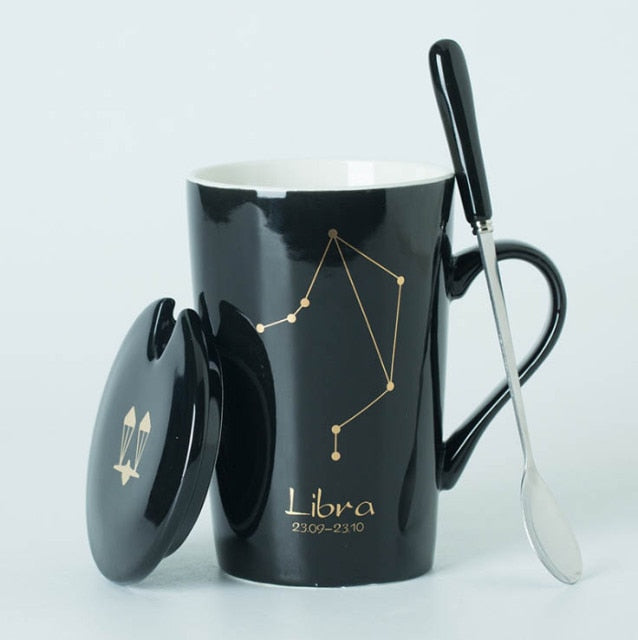 Ceramic Astrological Signs Constellations Creative Zodiac Mugs