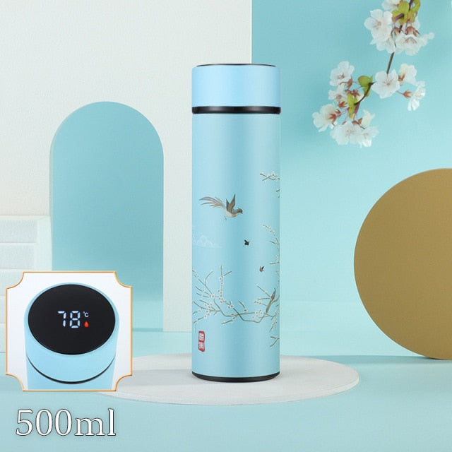 Smart Temperature Display Vacuum Flask Coffee Thermos Bottle Stainless –  TheWokeNest