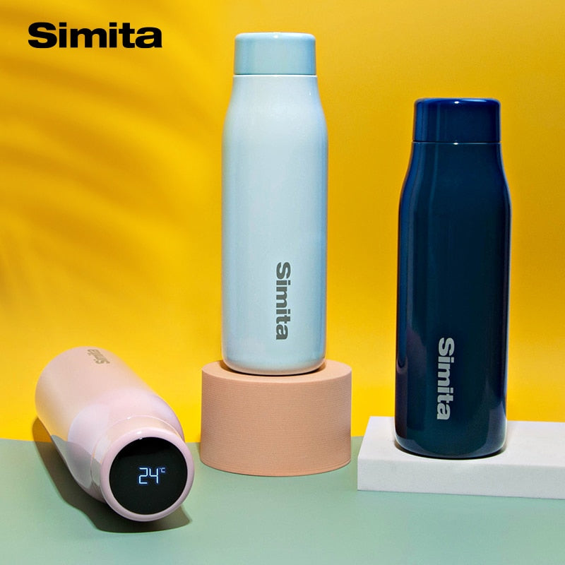 Smart LCD Display Stainless Steel Thermos Temperature Vacuum Flask