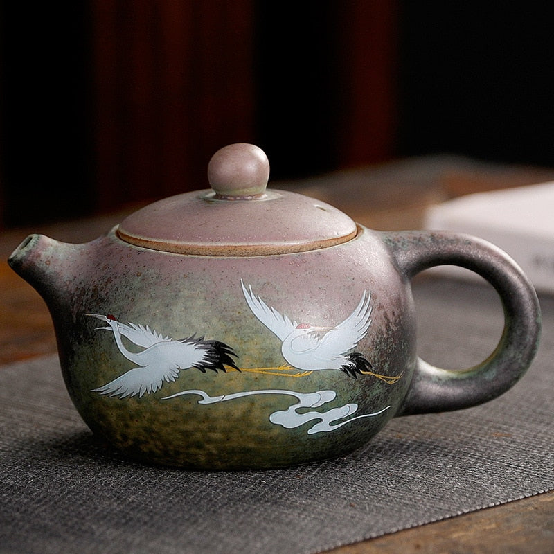 Handmade kettle Jingdezhen Vintage Tea pot Chinese tea set porcelain