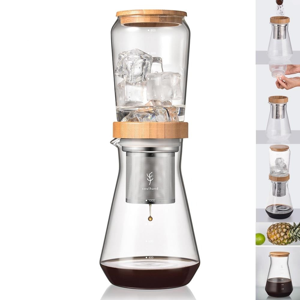 Icosa Brewhouse Cold Brew Glass Carafe