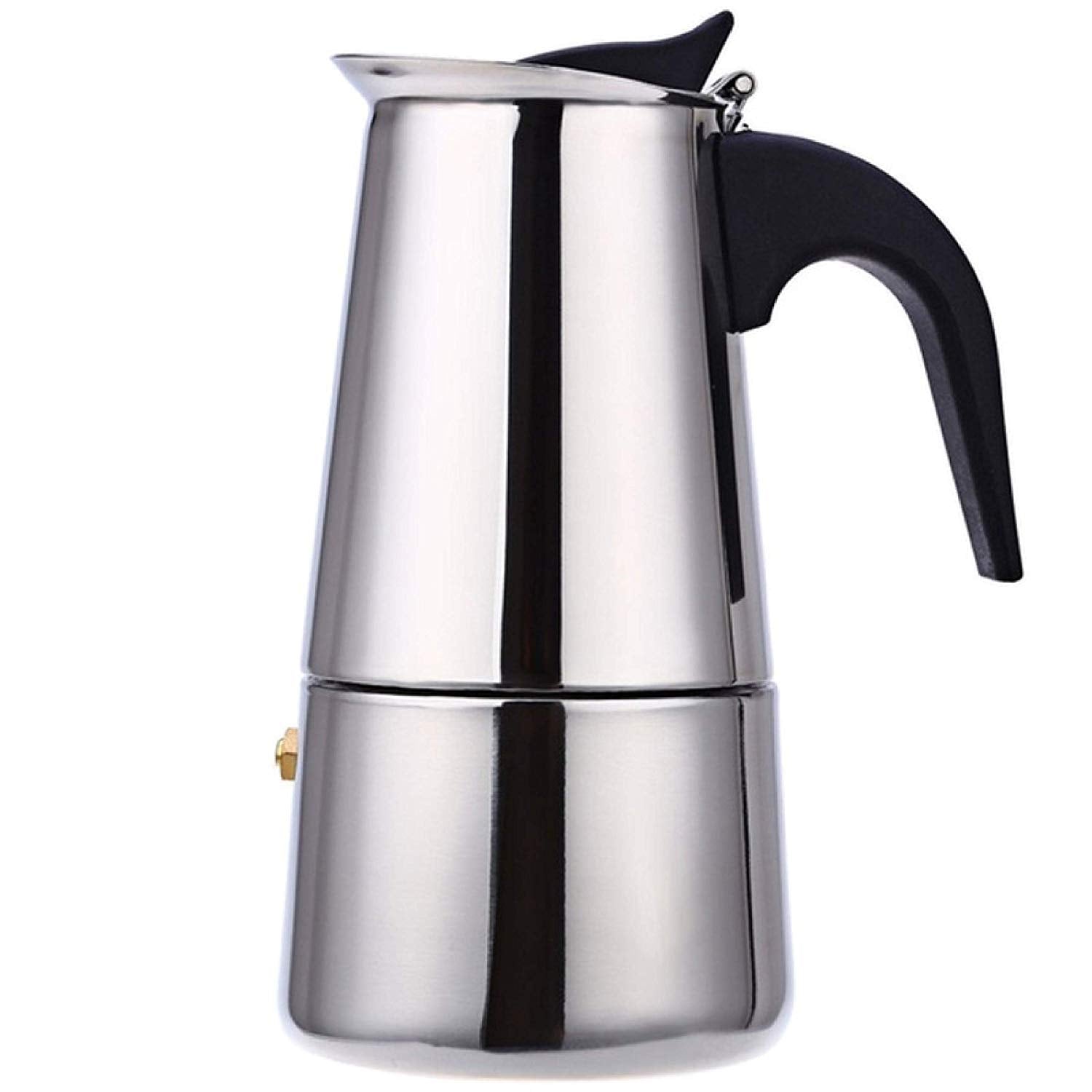 Coffee Pot Stainless Steel Mocha Espresso Latte Stovetop – TheWokeNest